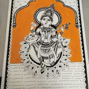 kritiStyles-Saraswati-Painting